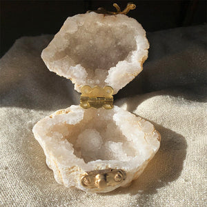 Natural Geode Agate Box