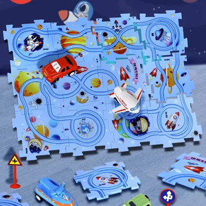 š„Children's Educational Puzzle Track Car Play Setš§©