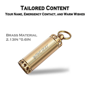 Pure Titanium-Portable Pill Box