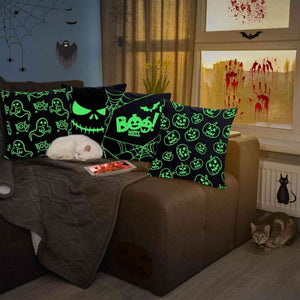 Eerie Glow-in-the-Dark Theme - pillowcase 18"x18"