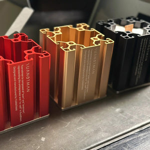 Aluminum profile scented candle