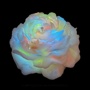 Fluorescent style Luminous Rose Low Temp Candles