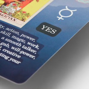 Tarot cards with meaning on it