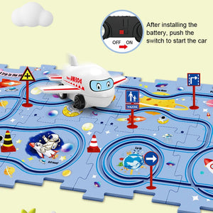 š„Children's Educational Puzzle Track Car Play Setš§©