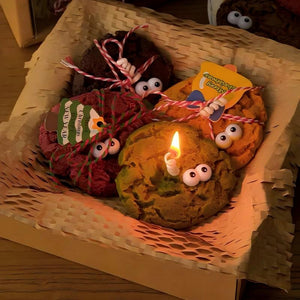 Cute Cookie Scented Candle Gift Box