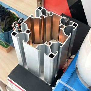 Aluminum profile scented candle