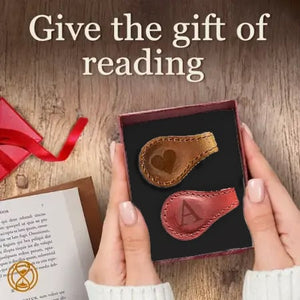 Personalized Magnetic Leather Bookmark(2pcs)
