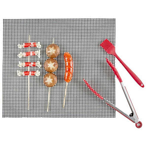 2PCS BBQ Grill Mat