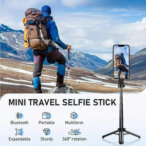 Mini Bluetooth Selfie Stick Tripod