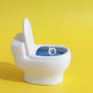 Hilariously Charming Ceramic Toilet Candle