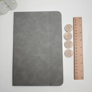 Folding Knitting Pattern Chart Holder - Name Engraving on Cover