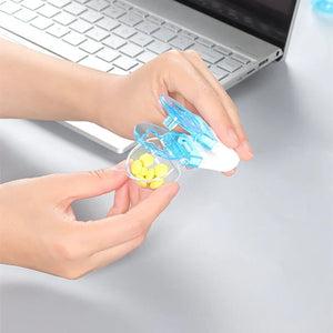 2PCS Portable Pill Taker Household Gadgets