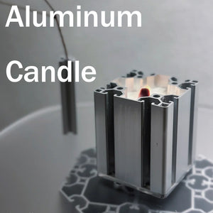 Aluminum profile scented candle