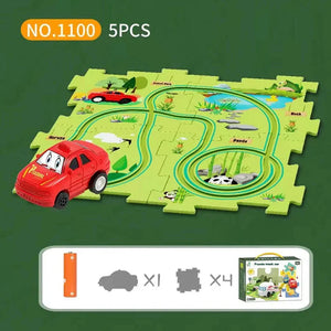 š„Children's Educational Puzzle Track Car Play Setš§©