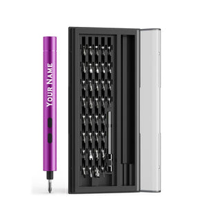 A Great Gift For Men - A Precision Electric Screwdriver That Can Be Engraved With A Name.