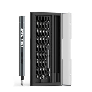 A Great Gift For Men - A Precision Electric Screwdriver That Can Be Engraved With A Name.