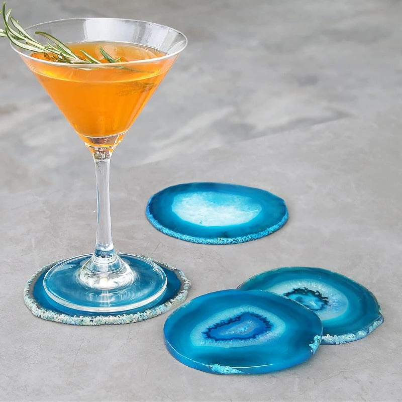Four Seasons Agate Coaster