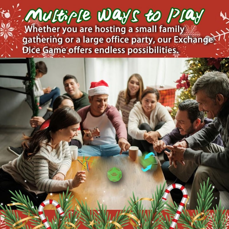 🎲 Santa Swap Gift Exchange Dice 🎁