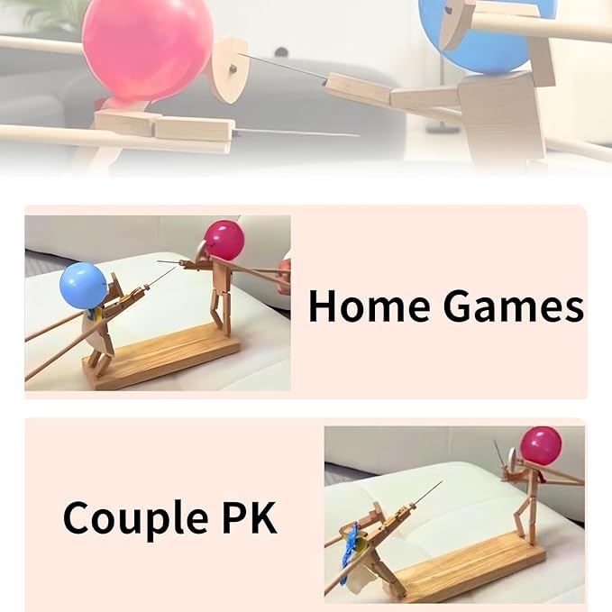 Balloon Wooden Knuckle Man Battle