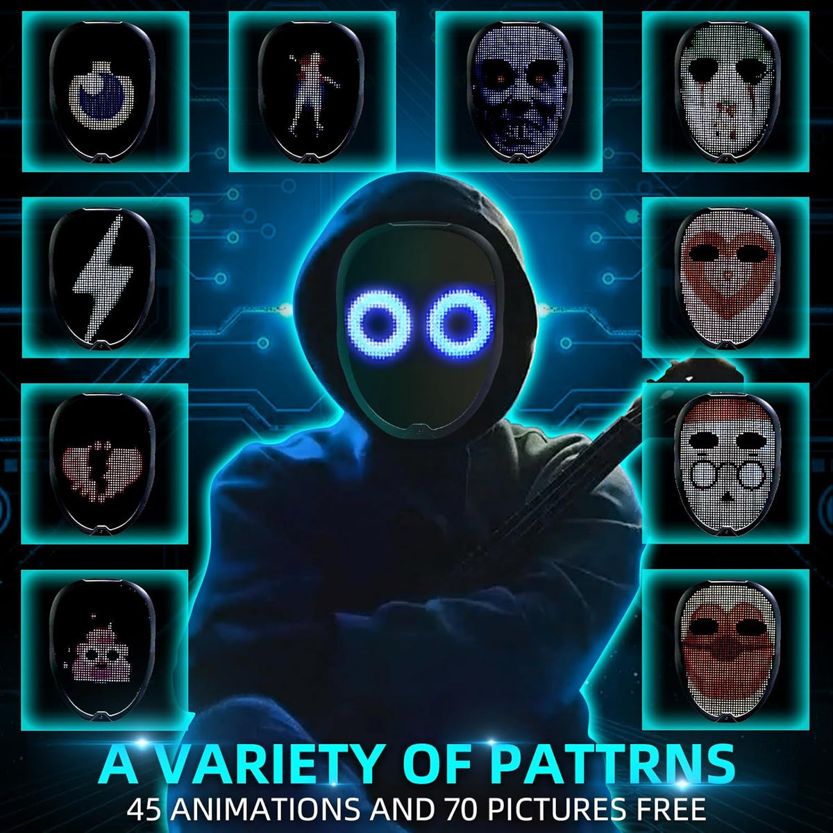 《Masked Horror》 LED Mask