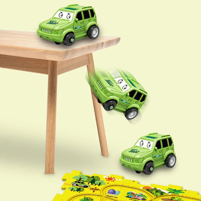 🔥Children&#39;s Educational Puzzle Track Car Play Set🧩