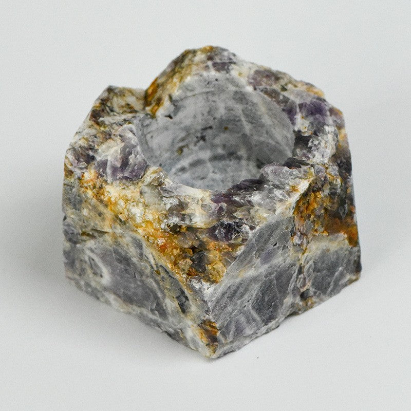 Nature’s Decorations-Crystal Candle Holder