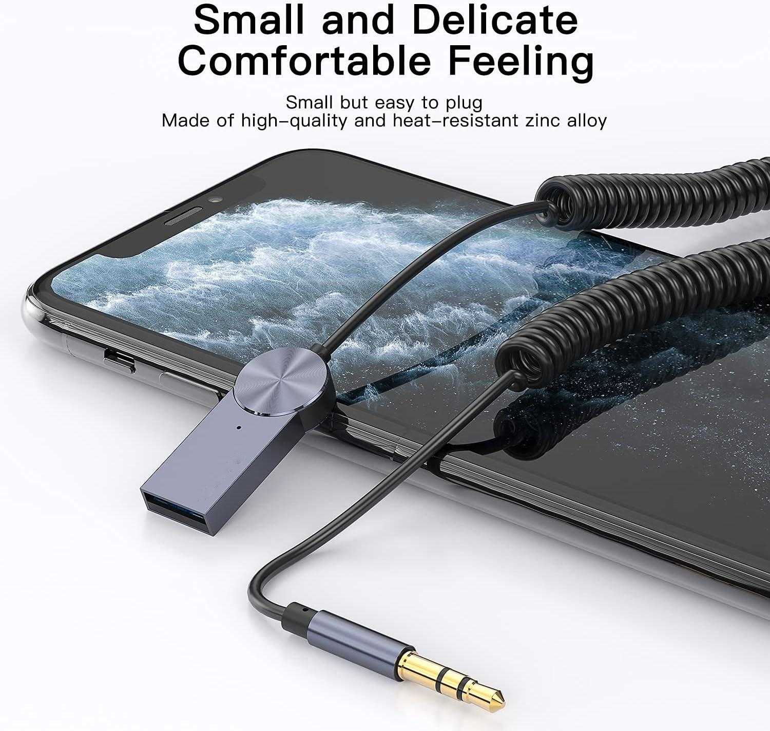 Bluetooth Aux Receiver For Car Gladwares