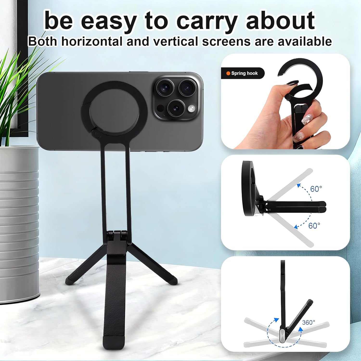 Carabiner Mobile Phone Holder