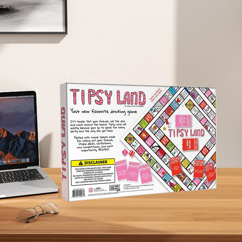 Tipsy Land Party Board Game