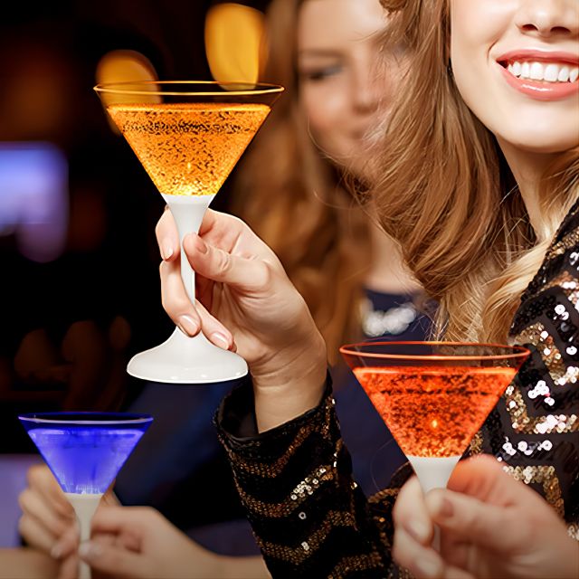 LED light-emitting wine glass