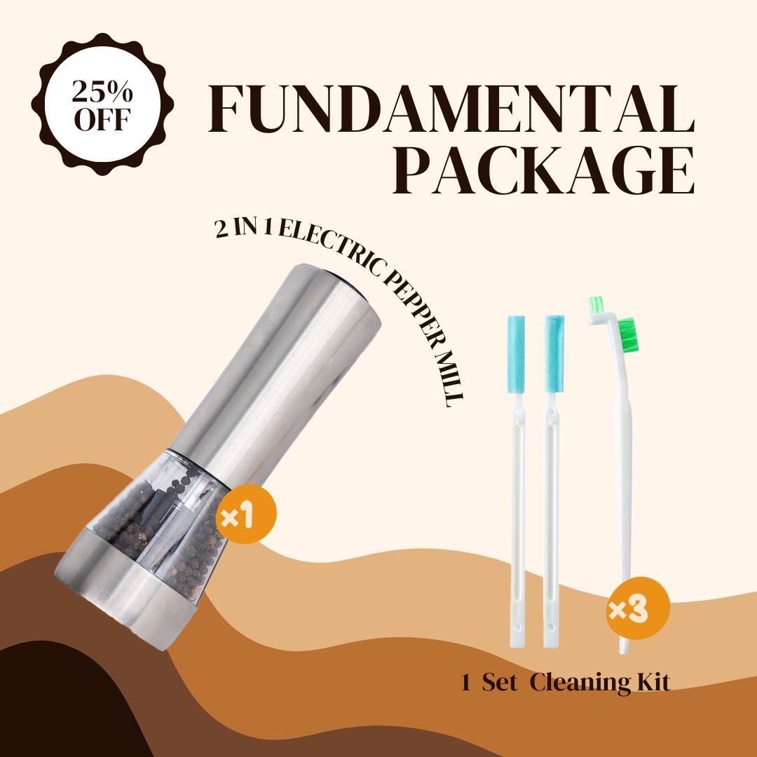 2 in 1 Electric Pepper Mill - PACKAGE A