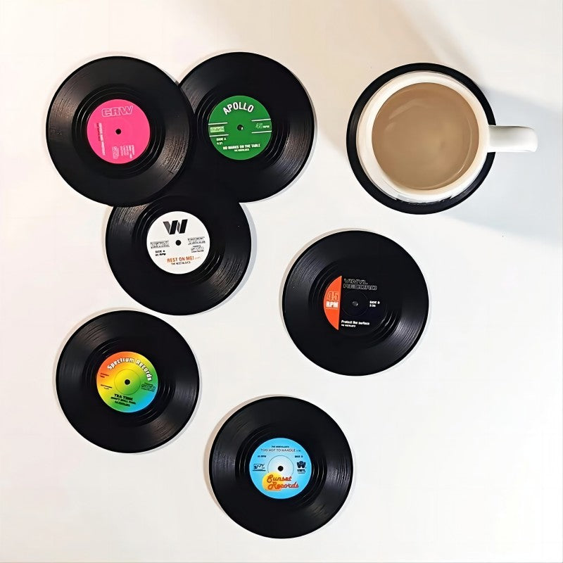 Vintage Record Coasters