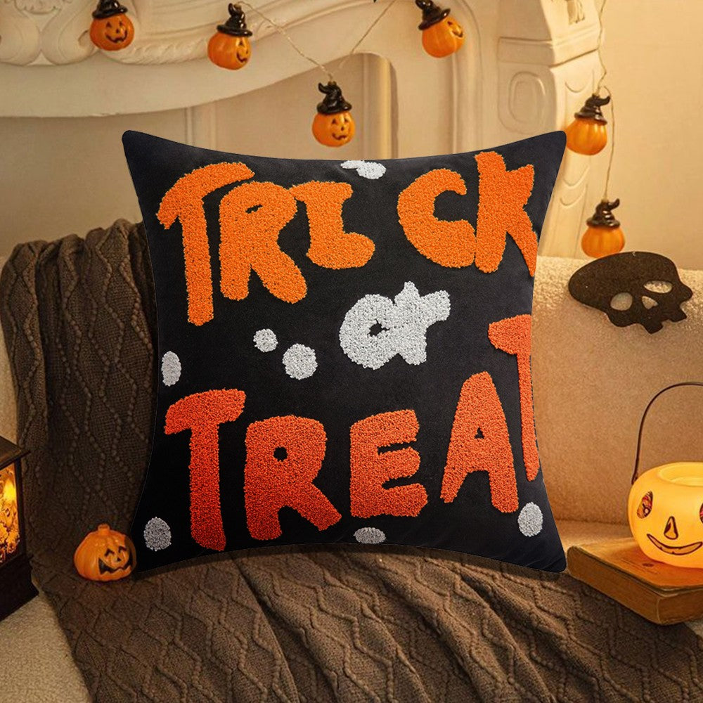Trick or Treat Pumpkin - pillowcase 18&quot;x18&quot;