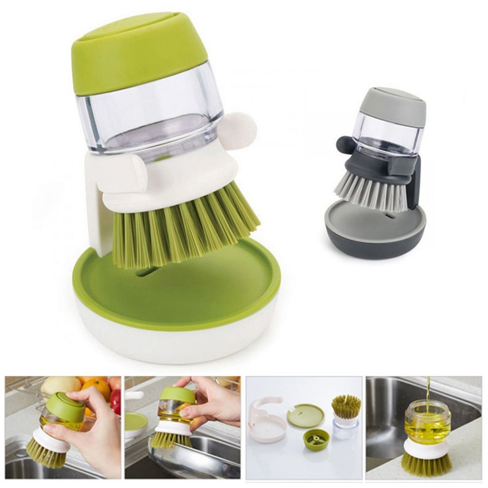 Multifunctional Pressing Cleaning Brush