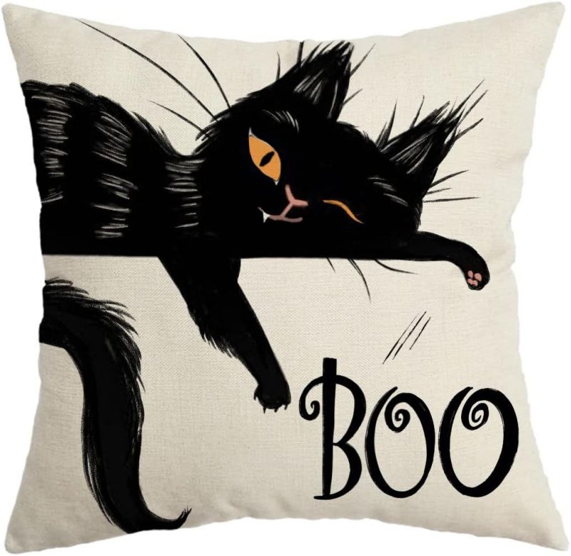 Cat Frights - pillowcase 18&quot;x18&quot;