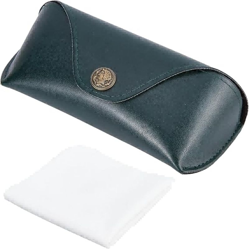 Personalized Vintage Leather Eyeglass Case