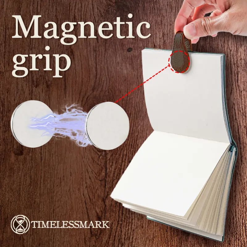 Personalized Magnetic Leather Bookmark(2pcs)