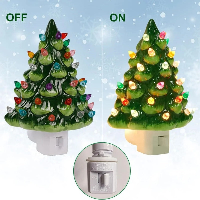 🔥 Christmas Pre-sale - 40% off 🎄Christmas Ceramic Tree Night Light