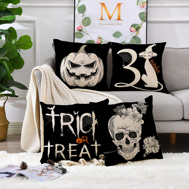 Horror Skeleton Theme - pillowcase 18&quot;x18&quot;