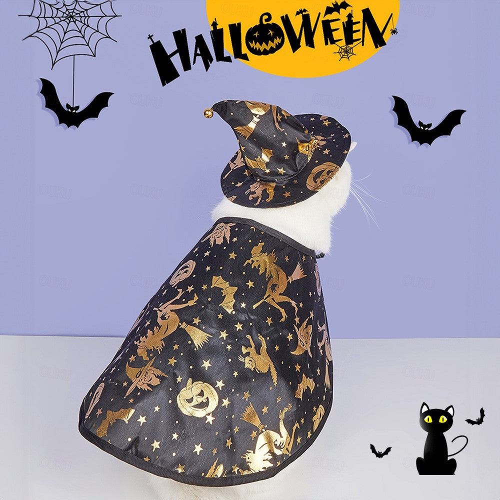 《THE WITCH&#39;S ESCORT》CAT AND DOG DRESS UP