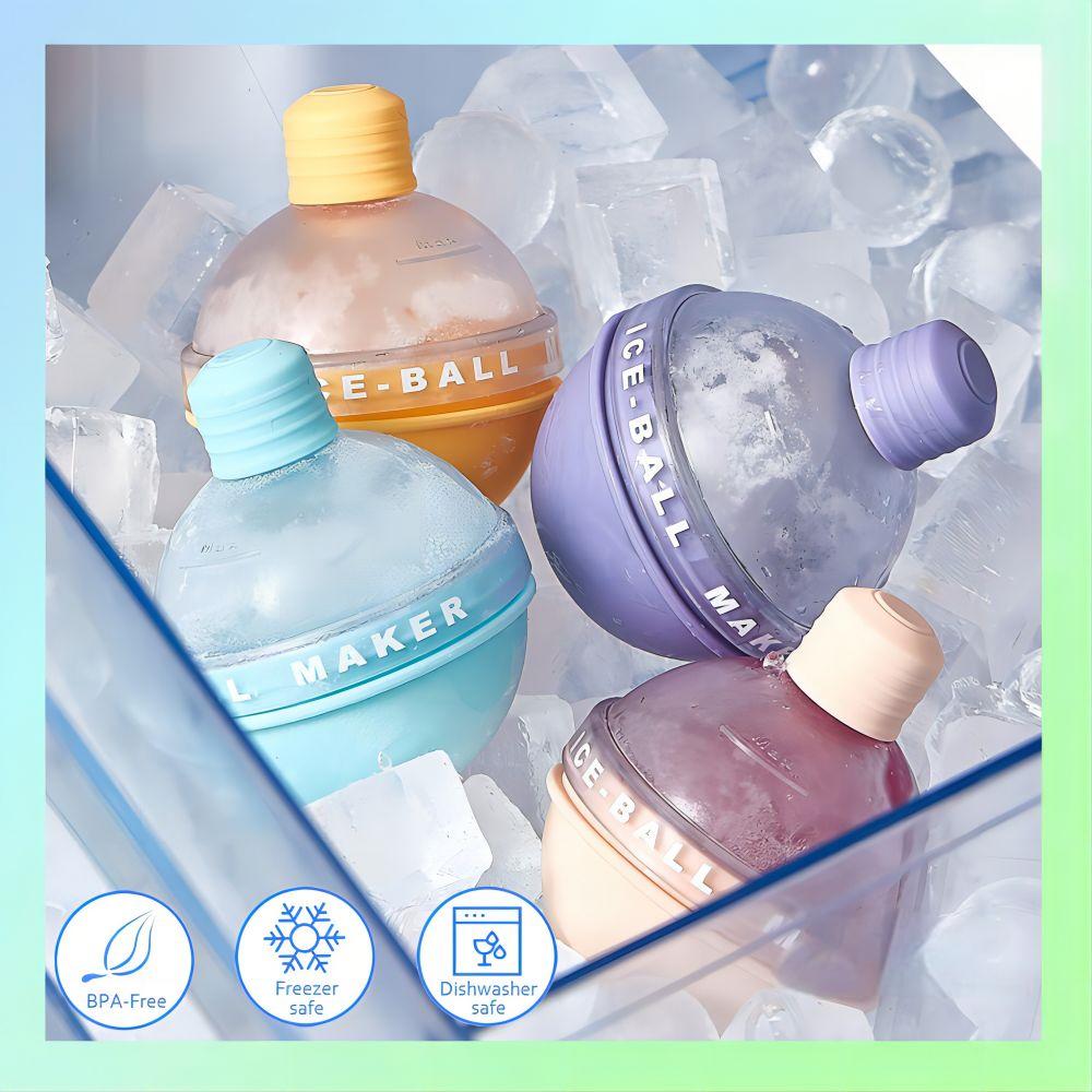 4 Pack Ice Ball Molds