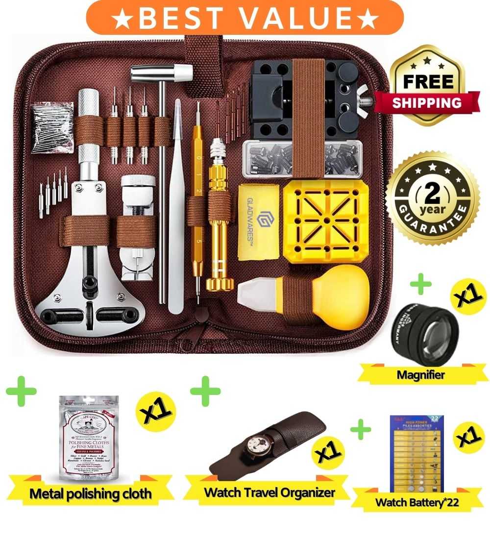 Tool Kit Repair Watches, Polishing Watch Tools