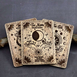 Witch's Runes Wooden Plaque