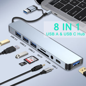8-in-1 Dual USB-C Hub
