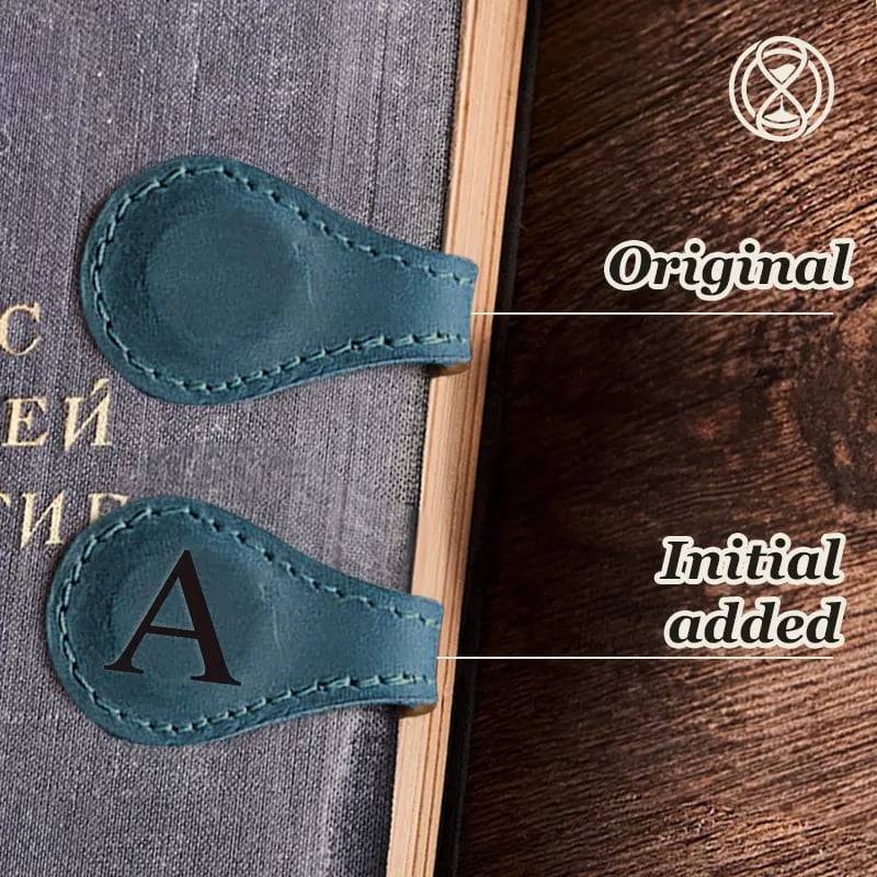 Personalized Magnetic Leather Bookmark(2pcs)
