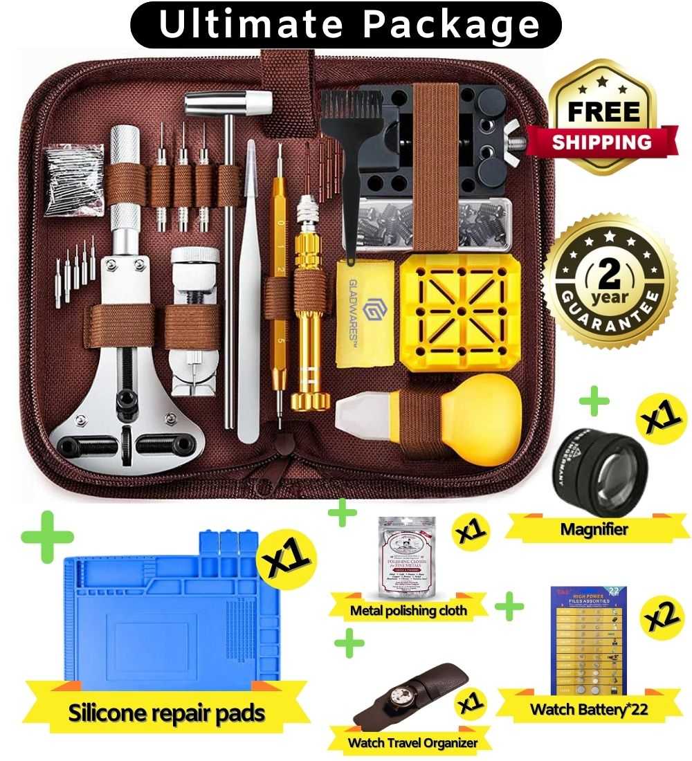 149pcs Watch Repair Tool Kit -Package C - GLADWARES ™
