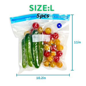 Reusable Vacuum Zipper Bags - GLADWARES ™