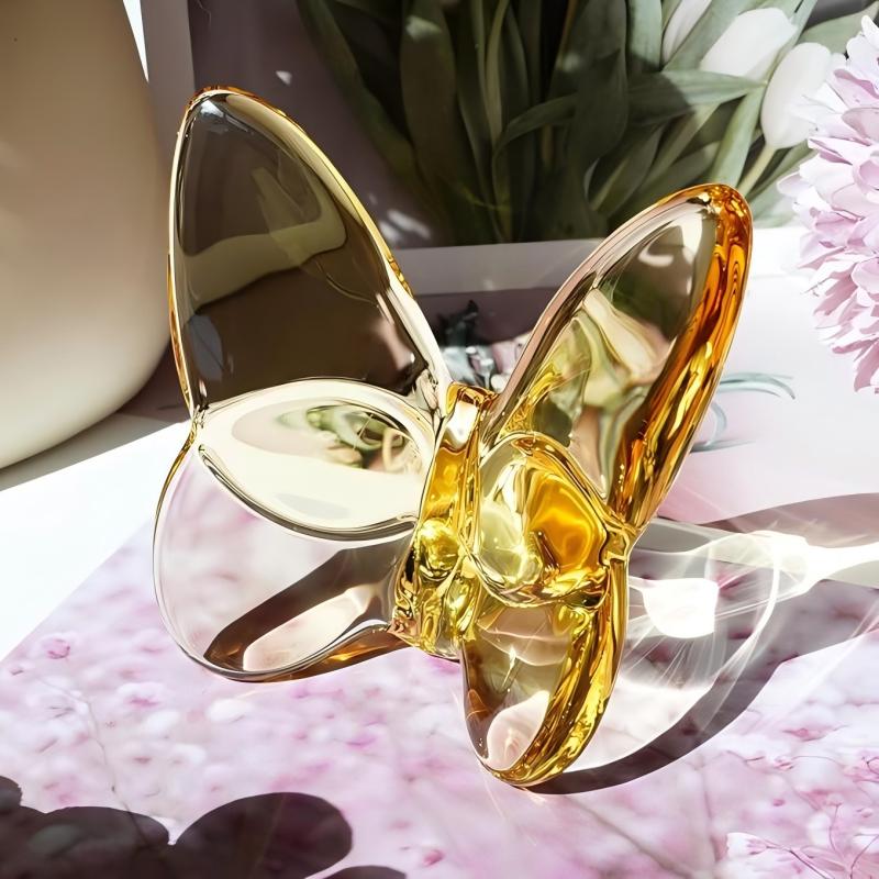 Crystal Butterfly Figurines 2Pcs