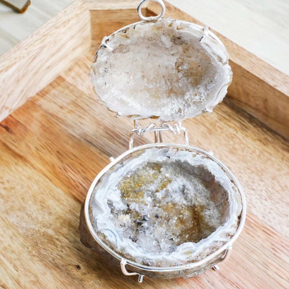 Natural Geode Agate Box