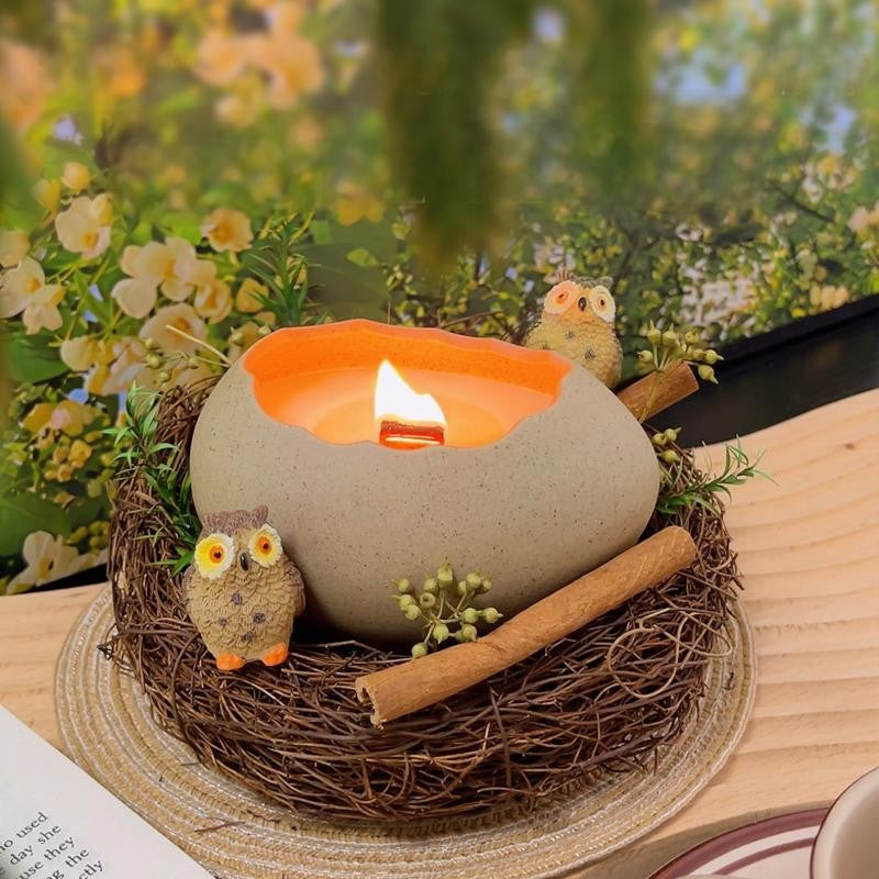 Broken Egg Day - Bird's Nest Candle